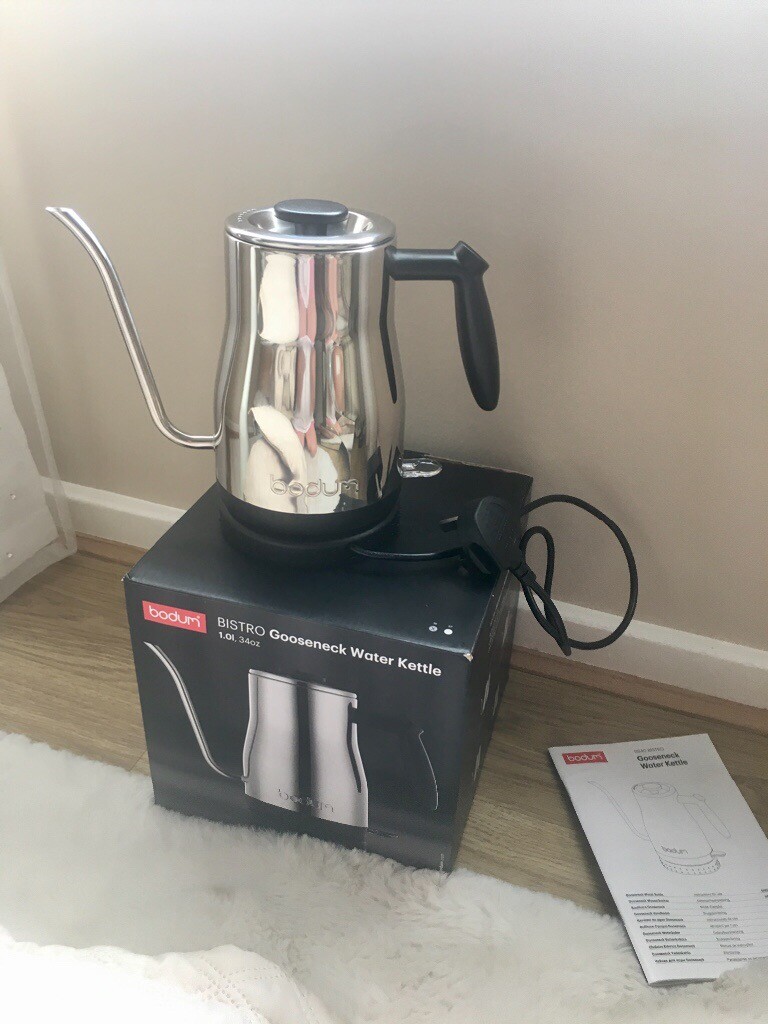 Brand New in Box Bodum Gooseneck kettle 